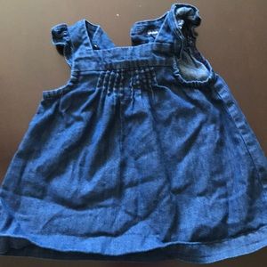 GAP denim dress 3-6 month
